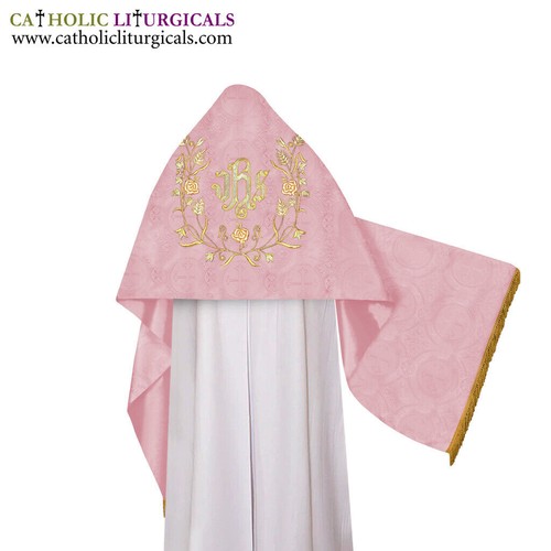 Velo omerale rosa con - ,